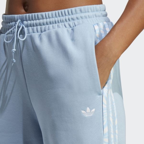 Adidas Pantalon De Jogging à Imprimé Animal Abstrait Ambient Sky