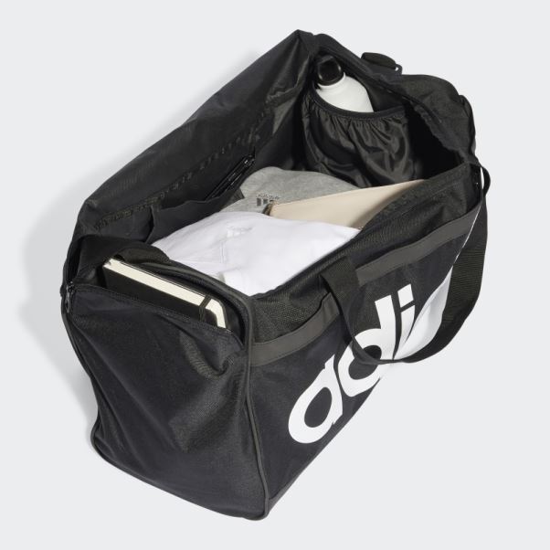 Sac Polochon Essentials Linear Noir Moyen Adidas