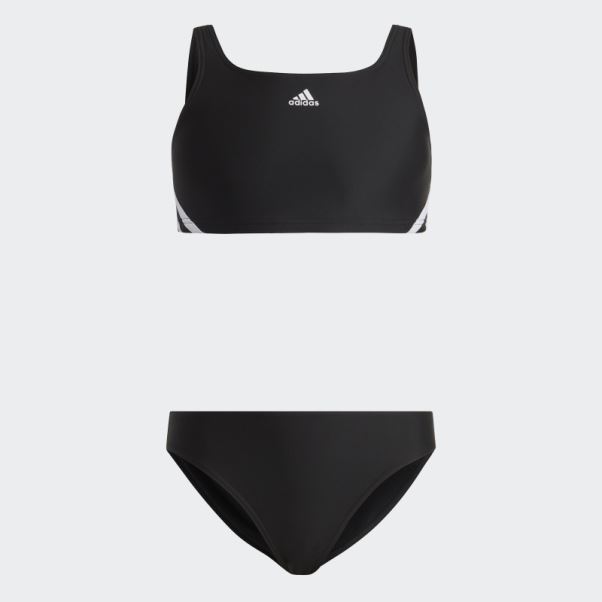 Bikini 3 Bandes Adidas Noir