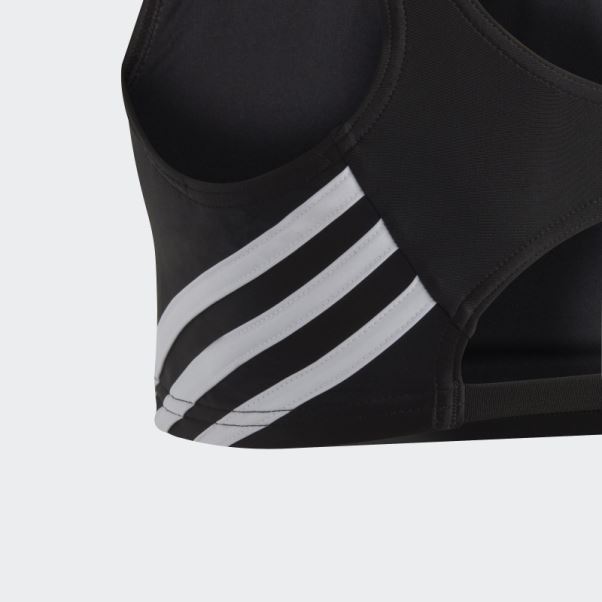 Bikini 3 Bandes Adidas Noir