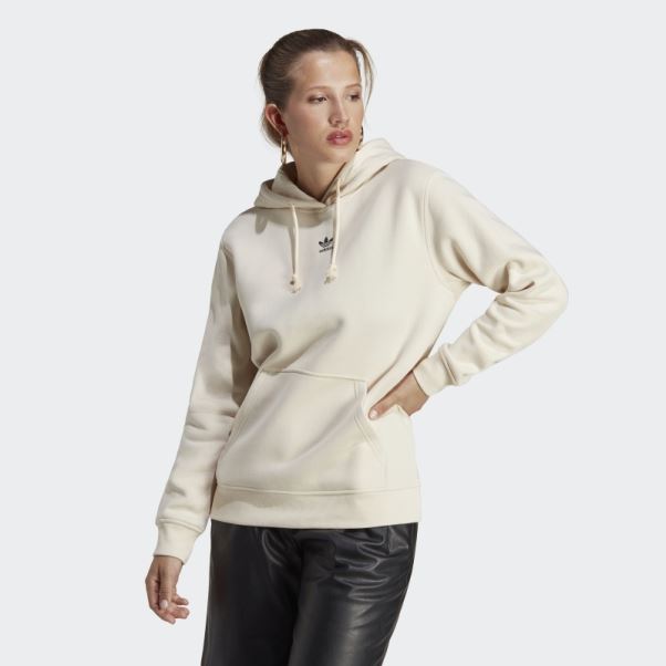 Sweat à Capuche Adidas Adicolor Essentials Blanc