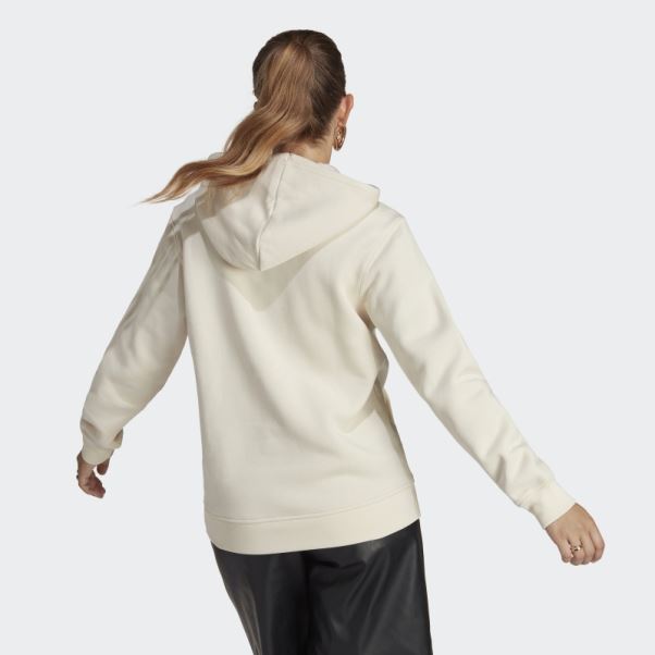 Sweat à Capuche Adidas Adicolor Essentials Blanc
