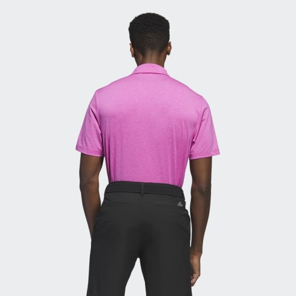 Adidas Fuchsia Mel Ultimate365 Polo Chiné