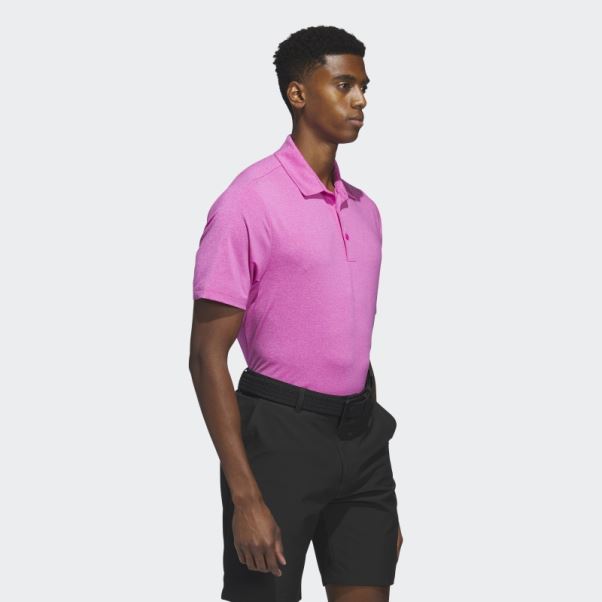 Adidas Fuchsia Mel Ultimate365 Polo Chiné