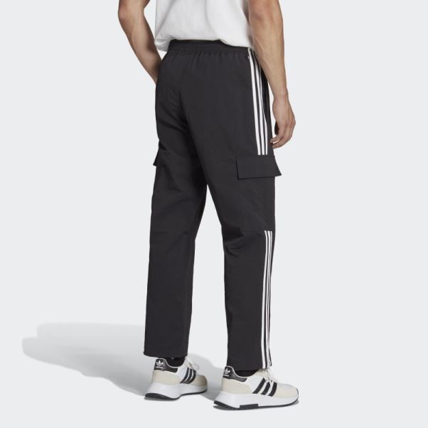 Pantalon Cargo Adicolor Classics 3 Bandes Noir Adidas
