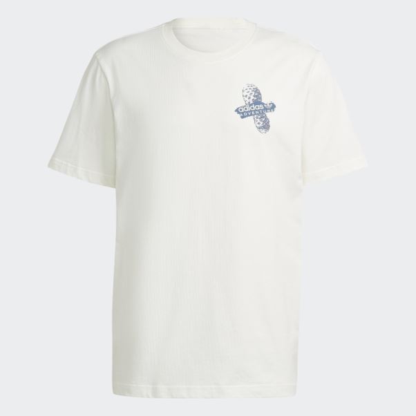 Adidas T-shirt Aventure Trail Blanc Chaud
