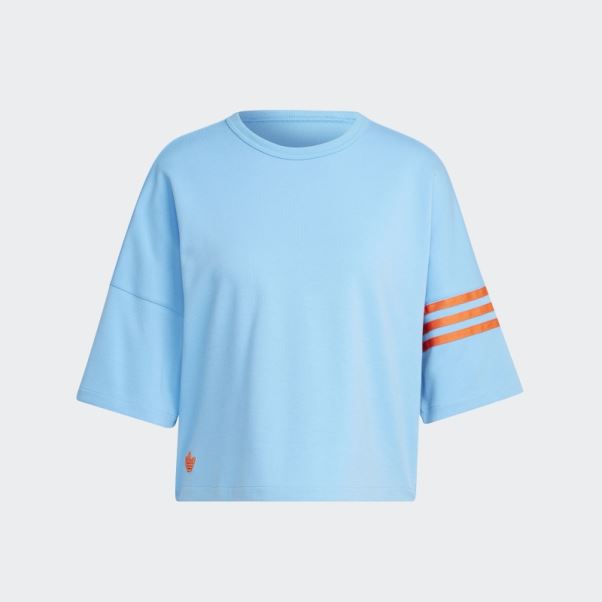 Tee Shirt Adicolor Neuclassics Bleu Adidas