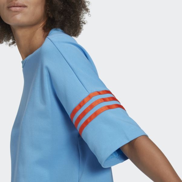 Tee Shirt Adicolor Neuclassics Bleu Adidas