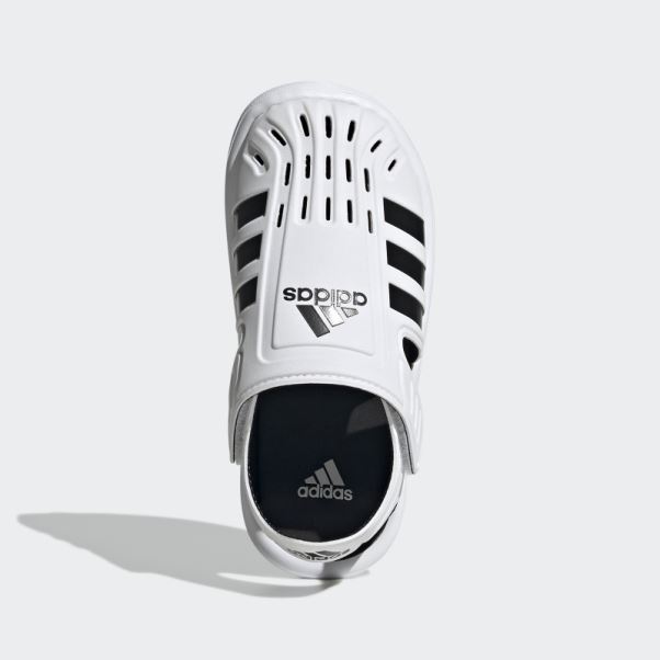 Sandales D'été à Bout Fermé Adidas Blanc