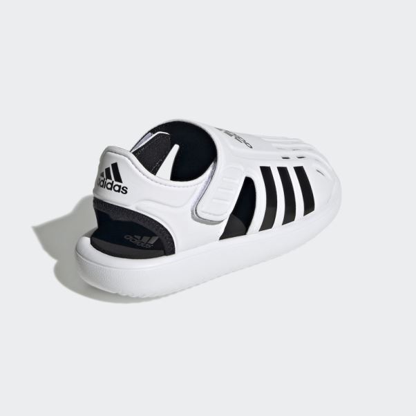 Sandales D'été à Bout Fermé Adidas Blanc