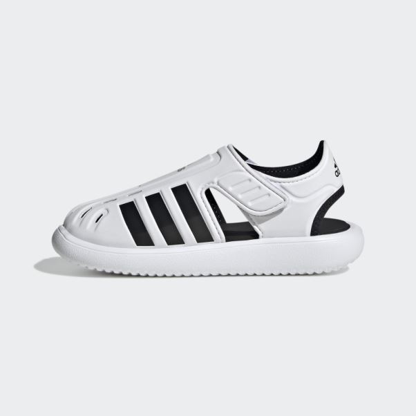 Sandales D'été à Bout Fermé Adidas Blanc