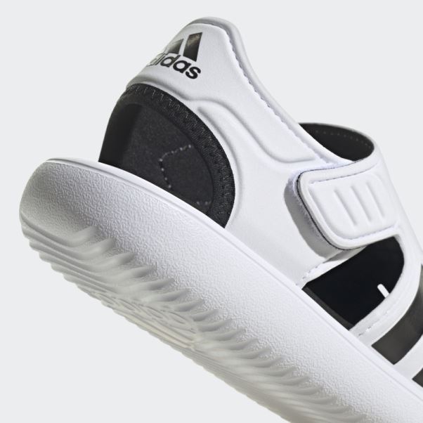 Sandales D'été à Bout Fermé Adidas Blanc