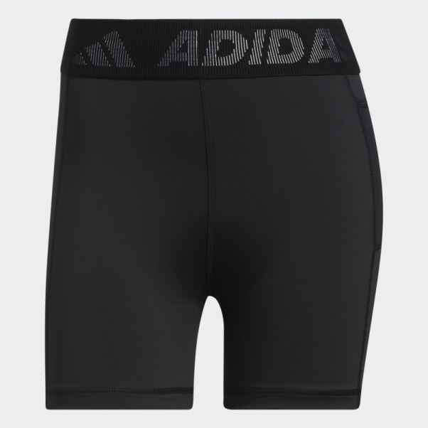 Collants Courts Techfit Badge Of Sport Noir Adidas