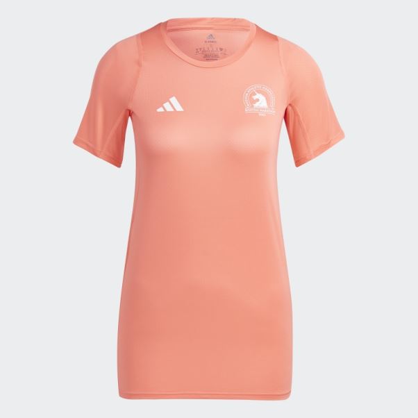 Adidas Corail Boston Marathon 2023 T-shirt De Course