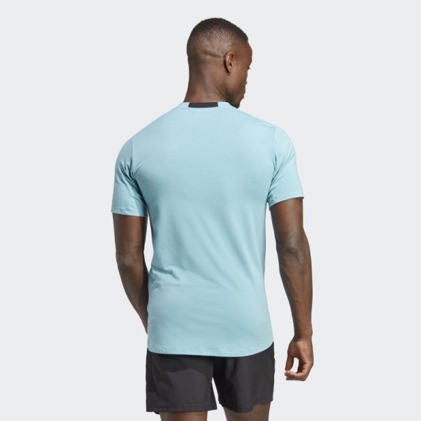 Conçu Pour L'entraînement Tee Bleu Adidas Fashion