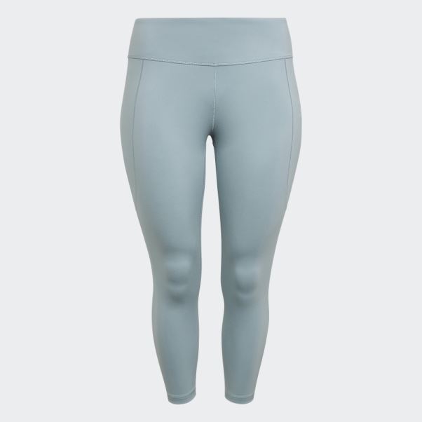 Adidas Yoga Studio 7/8 Leggings (grande Taille) Mode Gris