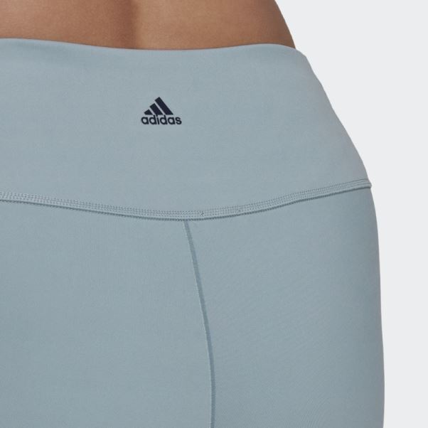 Adidas Yoga Studio 7/8 Leggings (grande Taille) Mode Gris