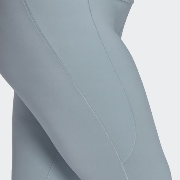 Adidas Yoga Studio 7/8 Leggings (grande Taille) Mode Gris