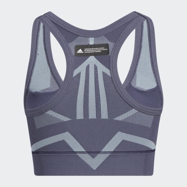 Soutien-gorge Bicolore Formotion Studio Adidas Bleu Marine