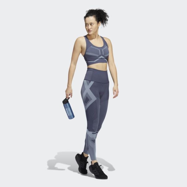 Soutien-gorge Bicolore Formotion Studio Adidas Bleu Marine