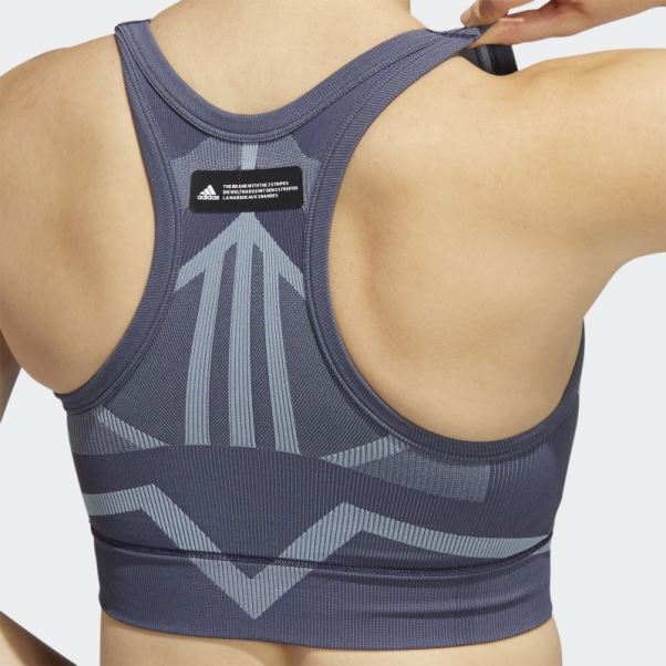 Soutien-gorge Bicolore Formotion Studio Adidas Bleu Marine