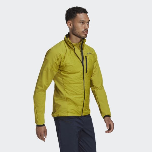 Veste D'isolation Hybride Adidas Terrex Primaloft Olive