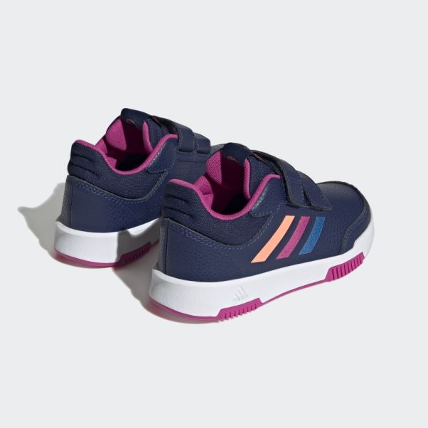Adidas Tensaur Chaussures à Boucles Et Crochets Bleu Foncé