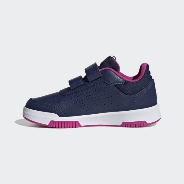 Adidas Tensaur Chaussures à Boucles Et Crochets Bleu Foncé