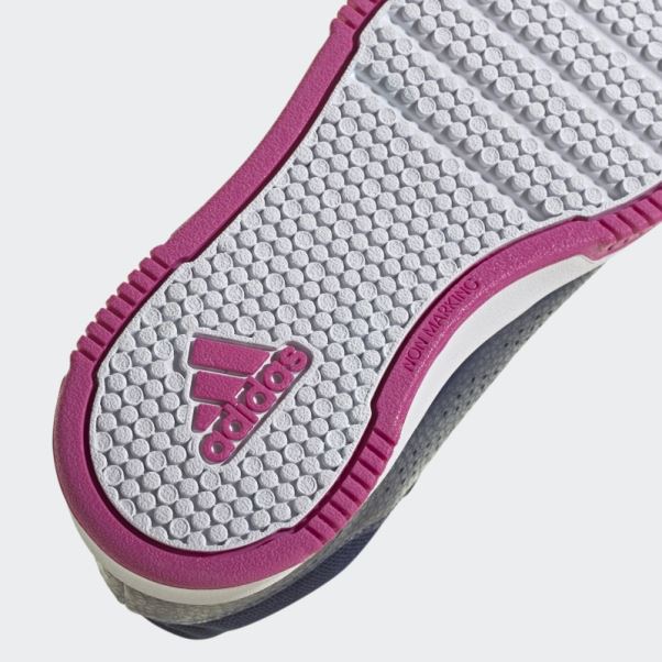 Adidas Tensaur Chaussures à Boucles Et Crochets Bleu Foncé
