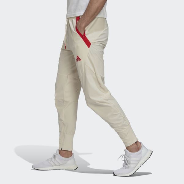 Pantalon Adidas Conçu Pour Gameday Blanc