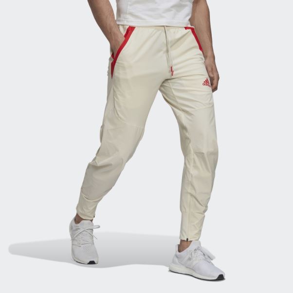 Pantalon Adidas Conçu Pour Gameday Blanc