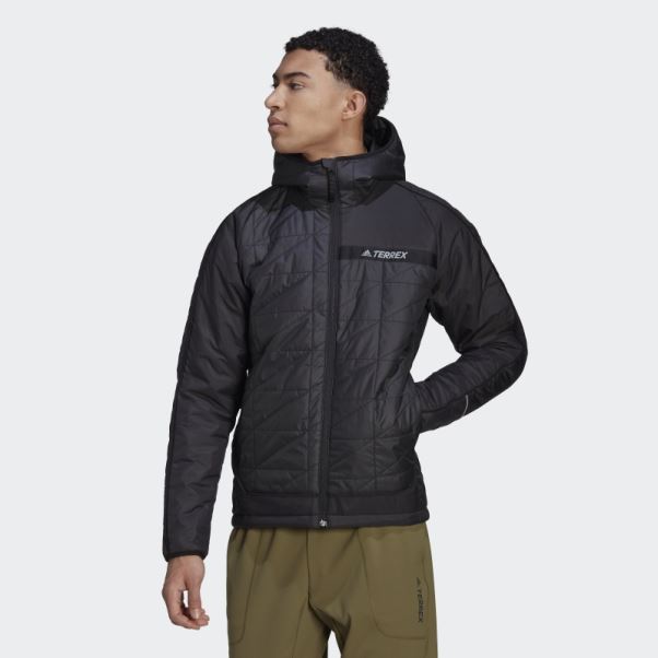 Veste à Capuche Adidas Terrex Multi Isolée Noir