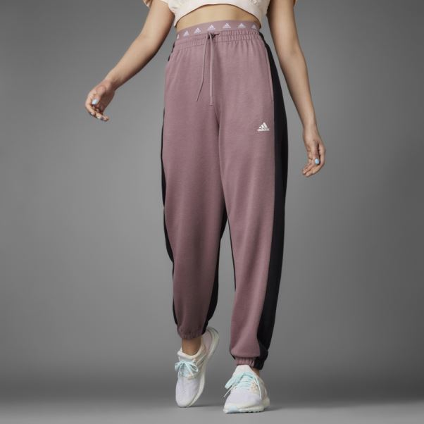 Pantalon En Tissu éponge Hyperglam Adidas Violet