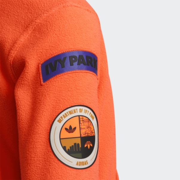Sweat à Capuche Polaire Adidas Orange