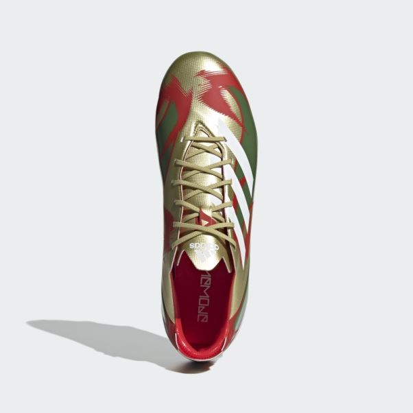 Crampons De Football Pour Terrain Ferme Gamemode Adidas Goldallic