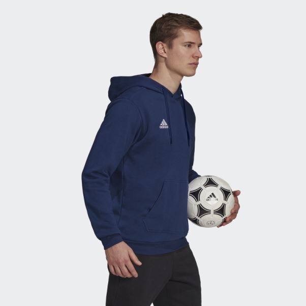 Adidas Entrada 22 Sweat à Capuche Bleu Marine