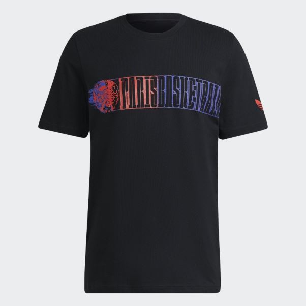 T-shirt Adidas X Paris Basketball Paris Pour Paris Noir