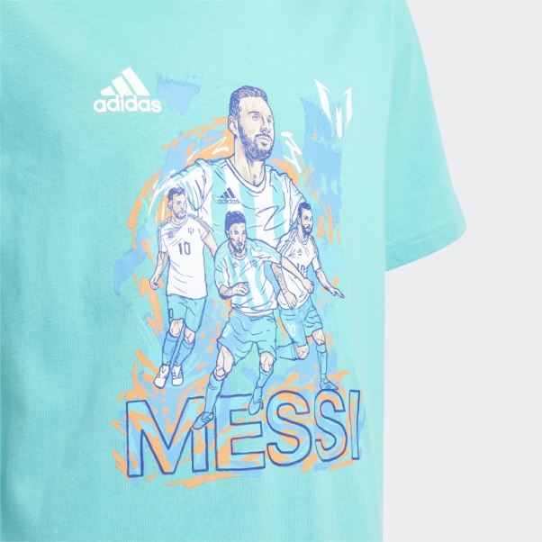 T-shirt Graphique Adidas Mint Rush Messi Football