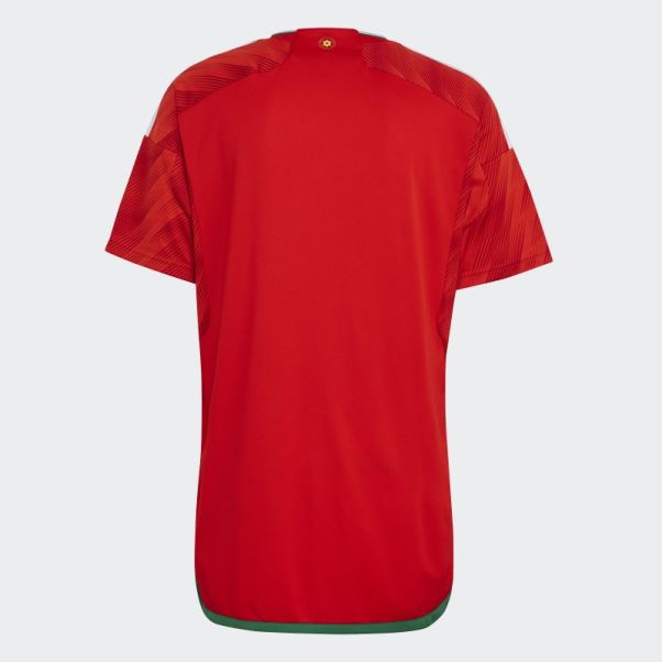 Maillot Domicile Adidas Pays De Galles 22 Rouge