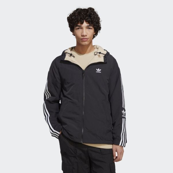 Veste Polaire Réversible Adidas Noire