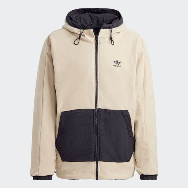 Veste Polaire Réversible Adidas Noire