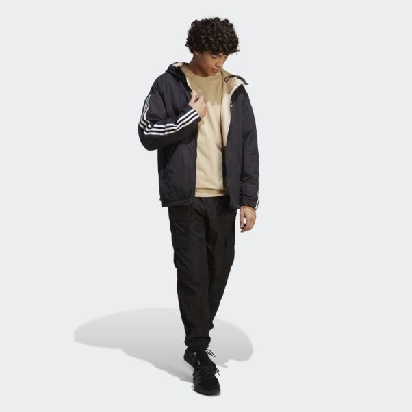 Veste Polaire Réversible Adidas Noire