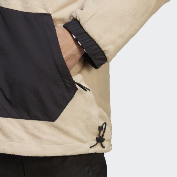 Veste Polaire Réversible Adidas Noire