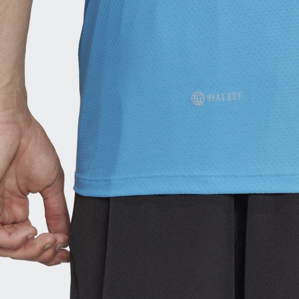 T-shirt Bleu Conçu 4 Training Heat.rdy Hiit Adidas