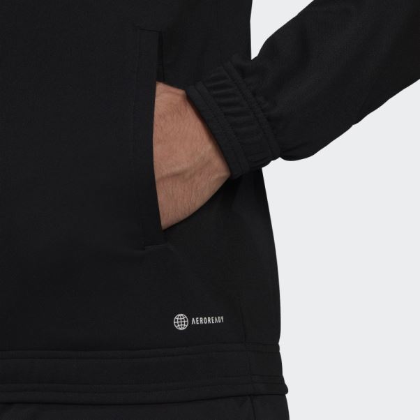 Veste De Survêtement Adidas Entrada 22 Noir
