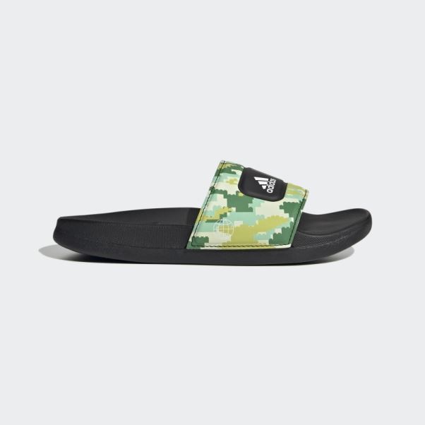 Claquettes Adidas Adilette X Lego Noir