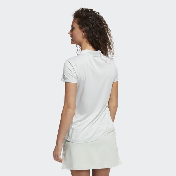 Polo Vert à Manches Courtes Adidas
