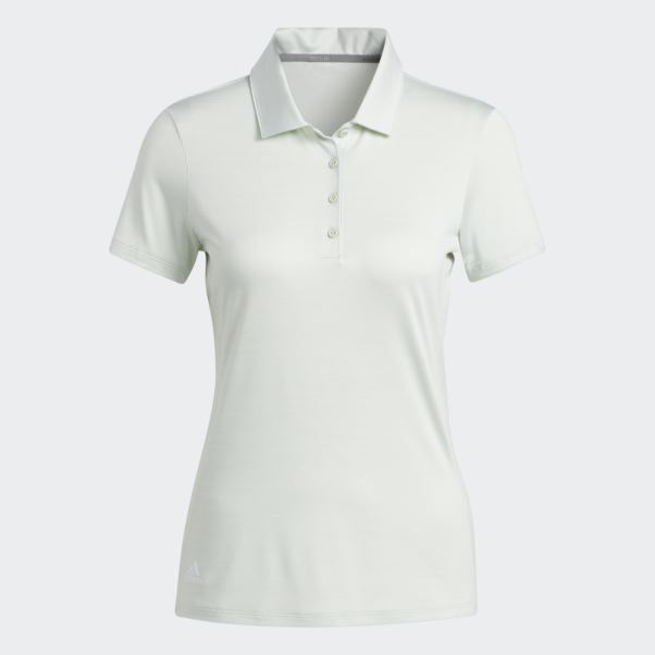 Polo Vert à Manches Courtes Adidas