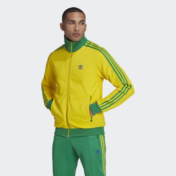 Beckenbauer Veste De Survêtement Adidas Jaune