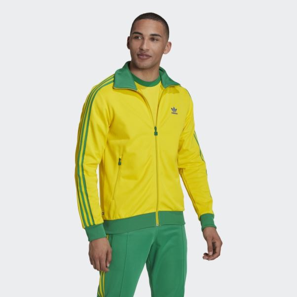 Beckenbauer Veste De Survêtement Adidas Jaune